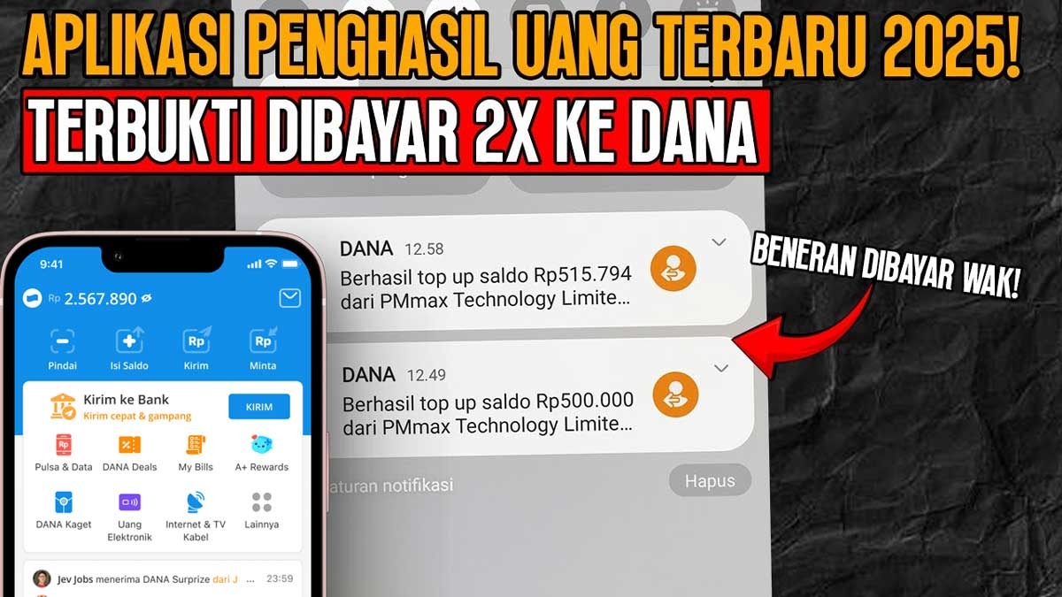 Pasti Cair! Cara Dapat Saldo DANA Gratis Terbaru 2025, Modal Rebahan Cuan Rp270.00 Siap Jadi Milik Kamu