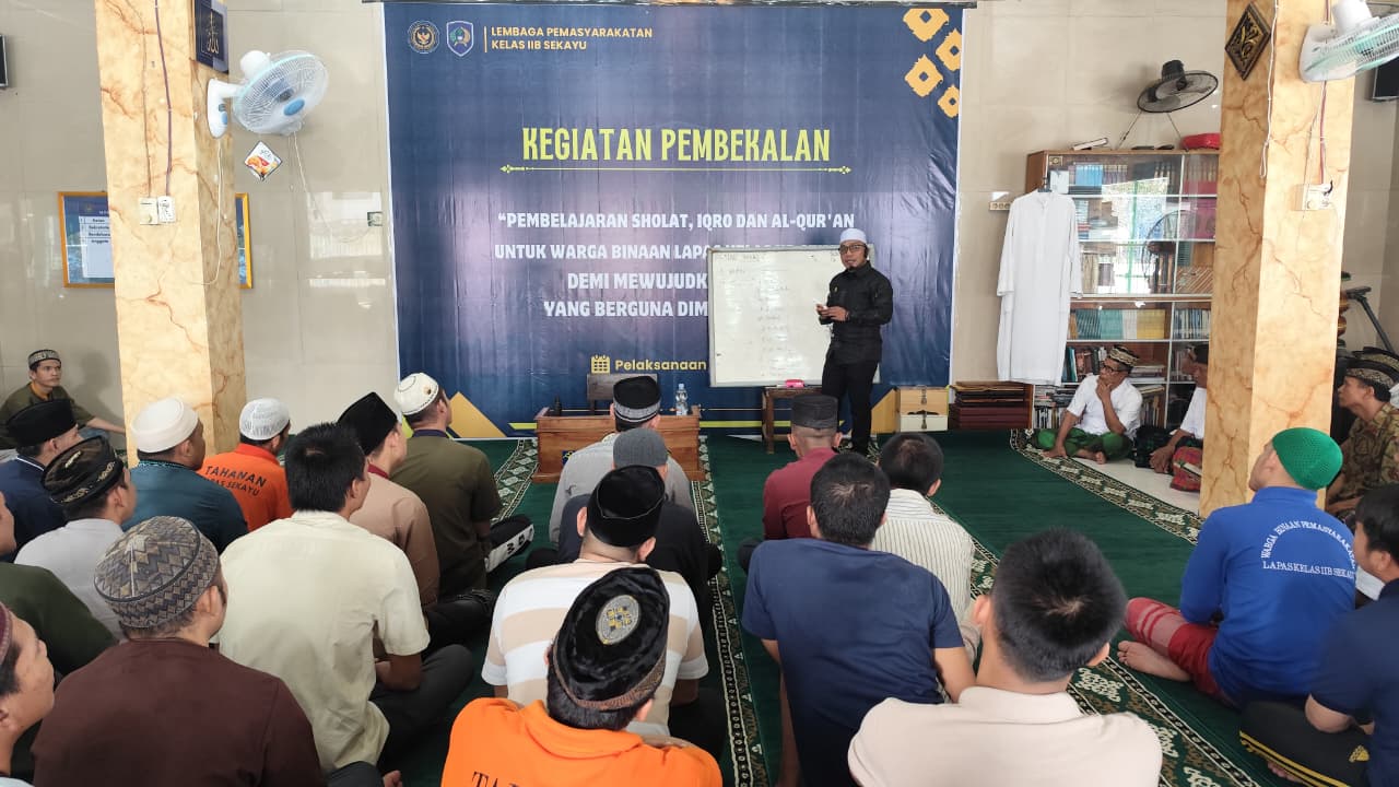 Lapas Sekayu Berikan Pembelajaran Fiqih Salat Bagi Warga Binaan