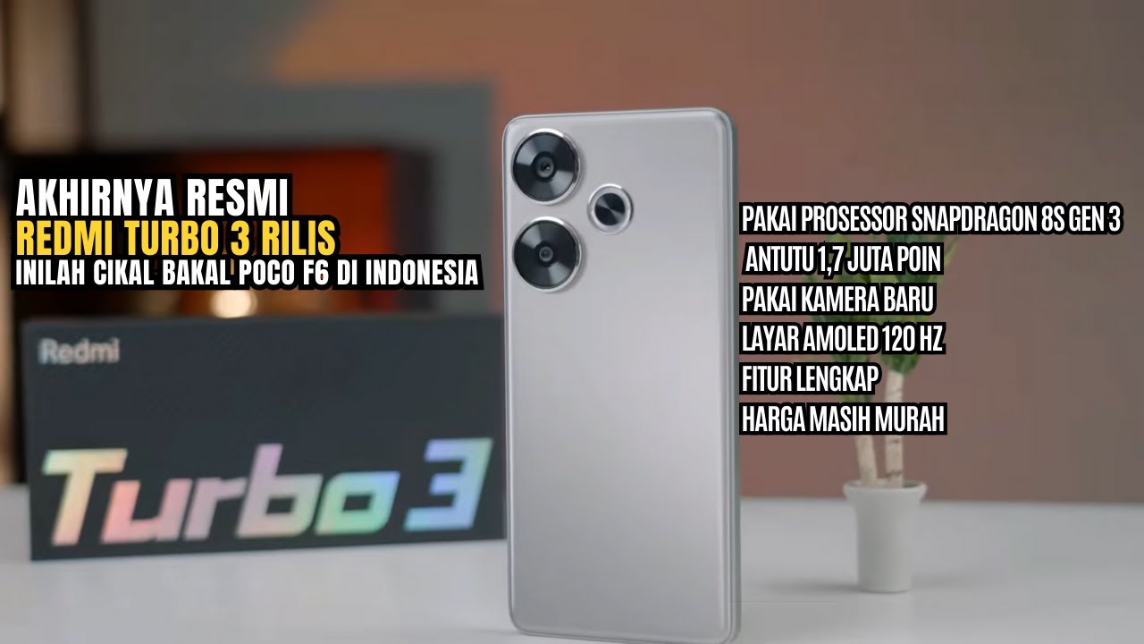 Segini Harga Redmi Turbo 3 Resmi Rilis, Spek Benar-Benar Mengerikan! 