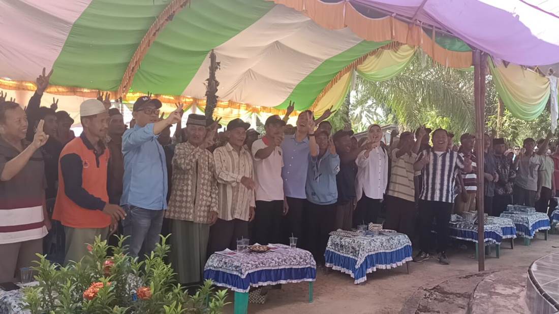 Sepakat Dukung Muchendi - Supriyanto! Masyarakat Tanjung Lubuk Siap Sumbang 80 Persen Suara