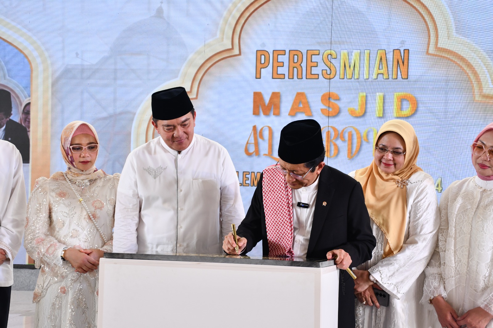 Resmikan Masjid di Palembang, Menteri Agama Ingin Masjid Berdayakan Masyarakat Seperti di Zaman Rasulullah