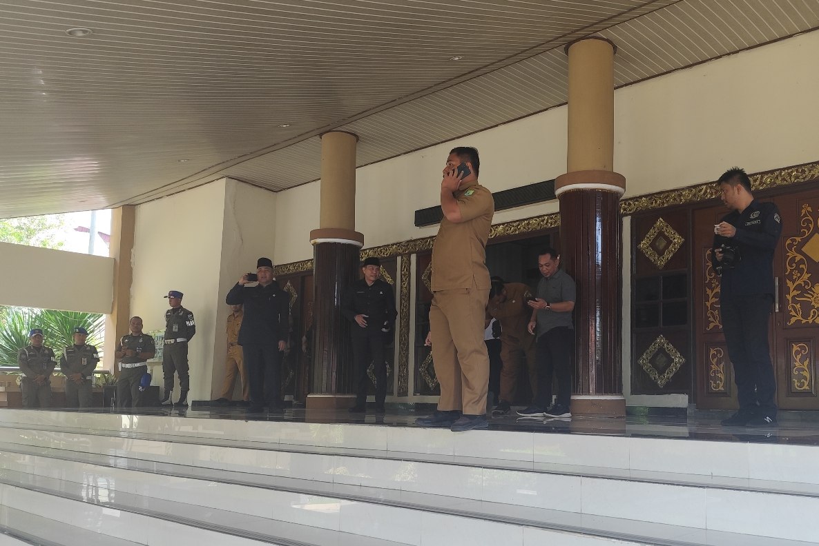 Isu Gedung DPRD Muba Terbakar, Sekda: Itu Hoaks, Muba Kondusif dan Aman