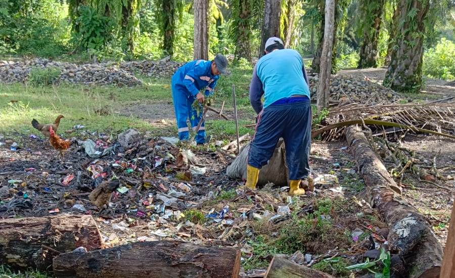 Gandeng DLH Kabupaten Lahat, Pemdes Lubuk Mabar Jalin Kesepakatan Seperti ini?