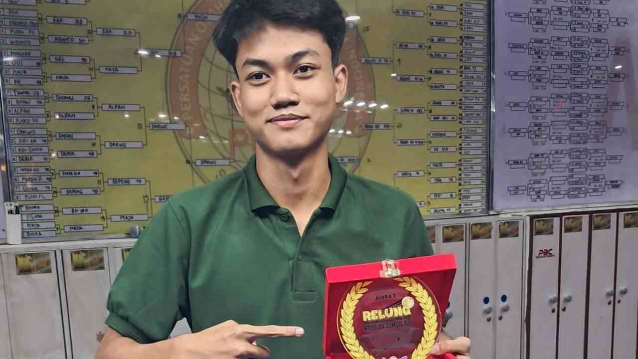 Siswa SMAN 2 Palembang Ini Punya Potensi Besar di Dunia Billiard, Ini Buktinya