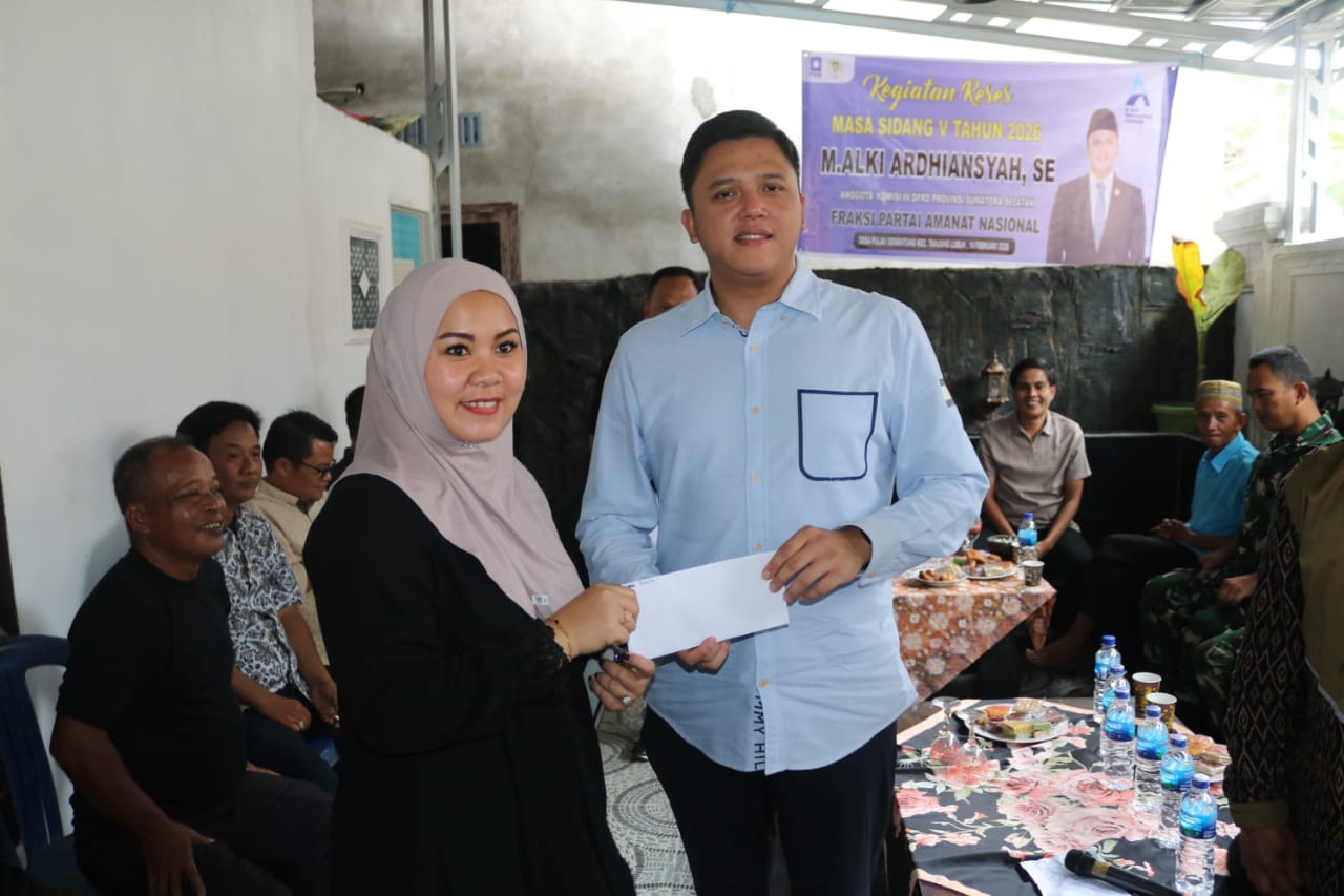 M Alki Ardhiansyah Serap Aspirasi Masyarakat Tanjung Lubuk OKI