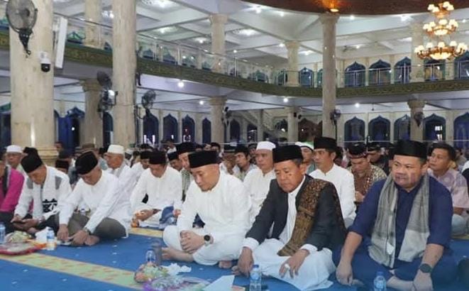 Wako-Wawako Lubuk Linggau Hadiri Peringatan Nuzul Quran