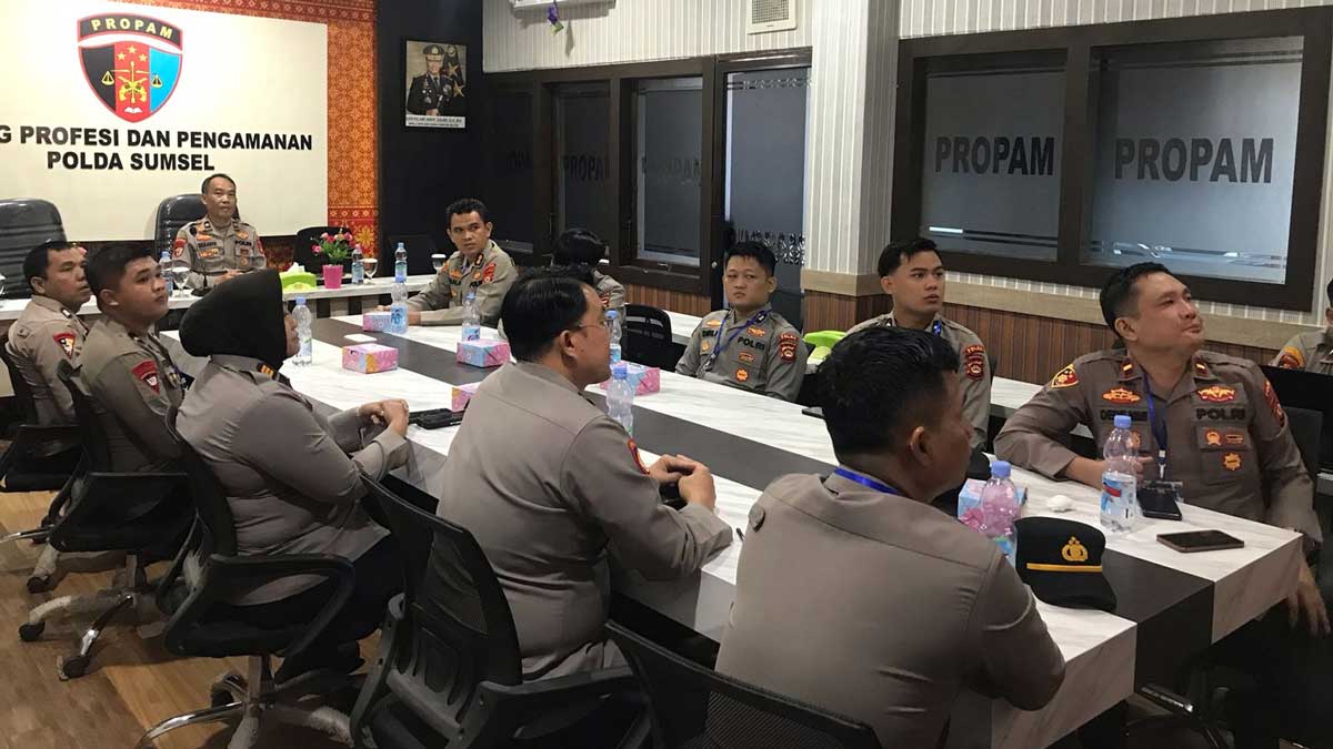 Polda Sumsel Gelar Binlih Profesi, Wujudkan Polri Disiplin dan Berintegritas 