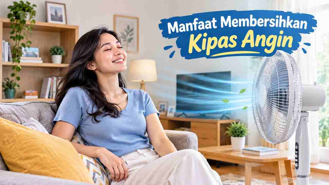 Jangan Cuma Dinyalakan! Ini 5 Manfaat Membersihkan Kipas Angin Saat Cuaca Panas