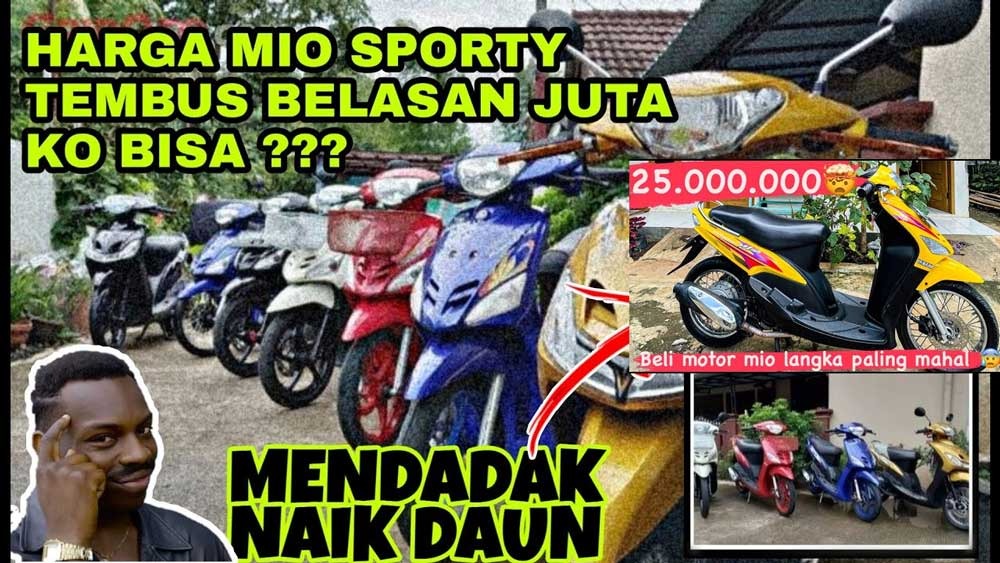 Yamaha Mio Sporty Lagi Nauk Daun Banyak Dicari, Harganya Diluar Nalar, Terungkap Ini Alasannya