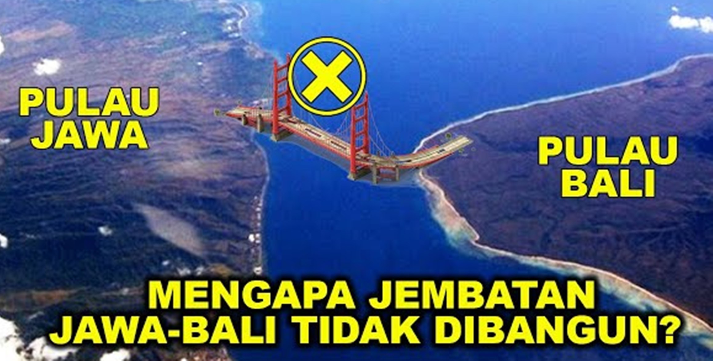 Hanya Berjarak 5 Km, Kedua Pulau Ini Tidak Bisa Dihubungkan Oleh Jembatan? Begini Alasannya