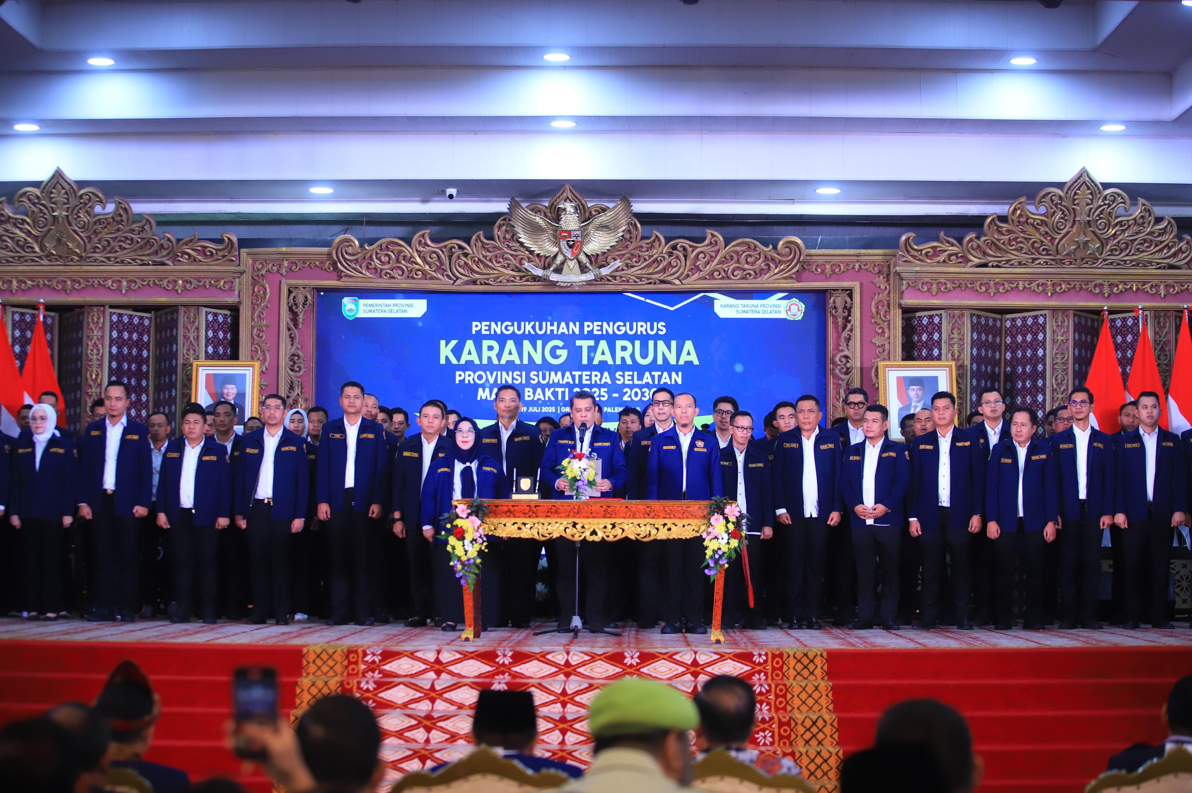 Karang Taruna Sumsel Ukir Sejarah, Ditetapkan sebagai Inspirasi Nasional oleh PNKT