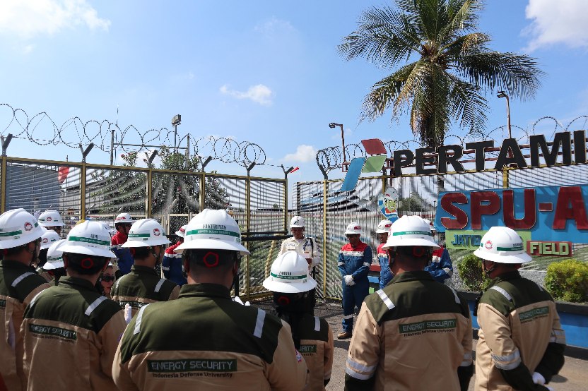 Pertamina EP Jatibarang Field Terima Kunjungan Universitas Pertahanan RI