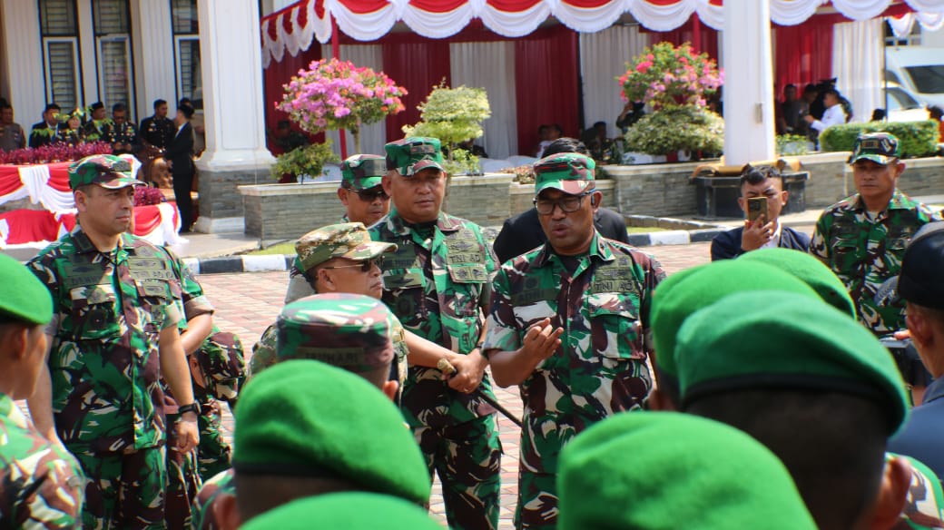 Danrem 044/GAPO Sambut Kedatangan Batalyon Tempur 846/KS di Muratara