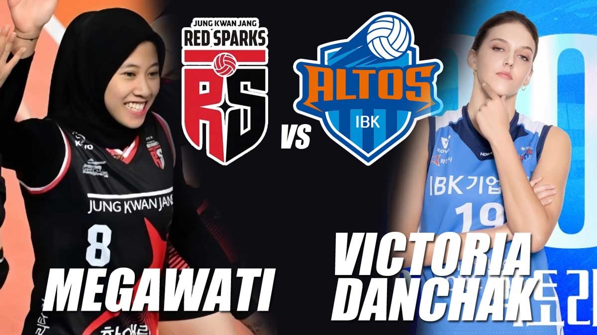 Preview: Red Sparks vs IBK Altos, Adu Tajam Megawati dan Victoria Danchak