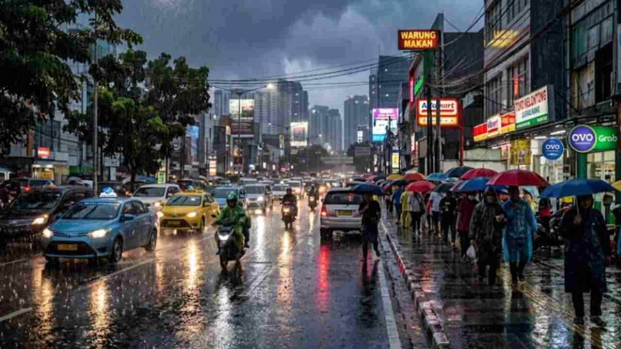 Prakiraan Cuaca Sumsel Hari Ini: Pagar Alam Hujan Petir, Musi Banyuasin dan Prabumulih Berawan