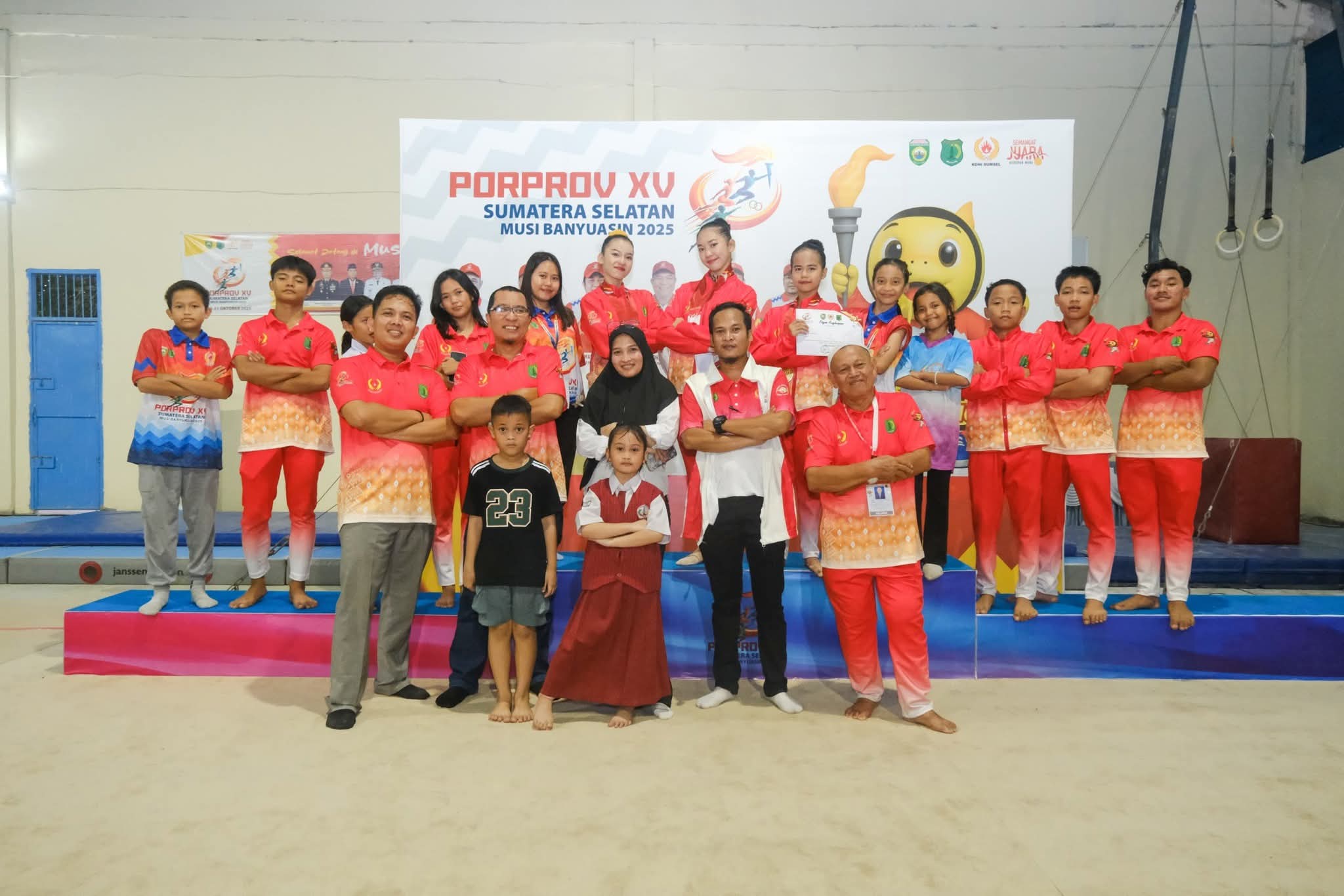 Senam Gymnastik Muba Sumbang 10 Medali di Porprov XV Sumsel