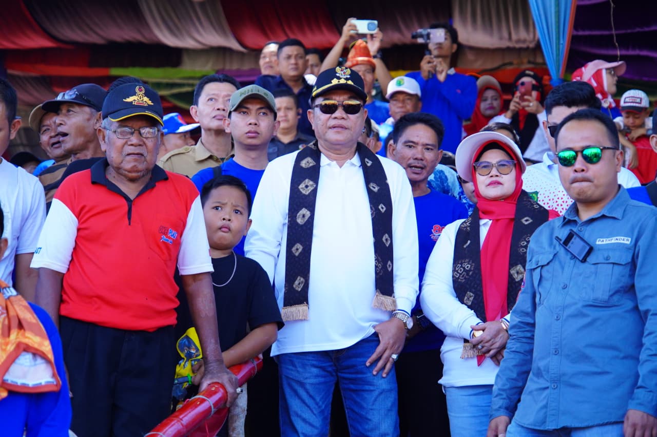 Dibuka Bupati Muba, Lomba Bidar di Lais Berlangsung Semarak dan Meriah