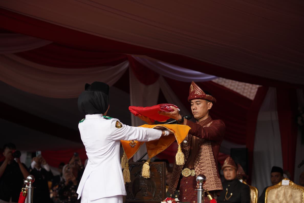 SAKRAL! Upacara HUT ke-80 RI di OKI Meriah dan Gugah Nasionalisme