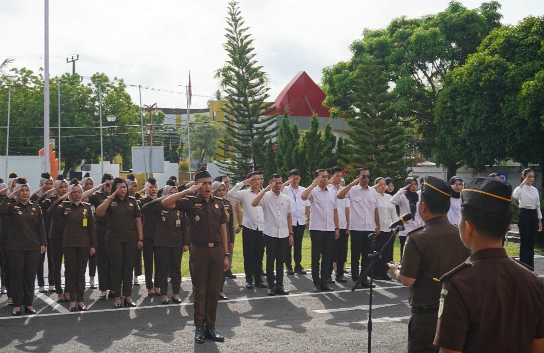 Peringati HUT PERSAJA 2025, Kejari Muba Gelar Apel dan Tasyakuran, Aka Kurniawan: Ini Momen Penting