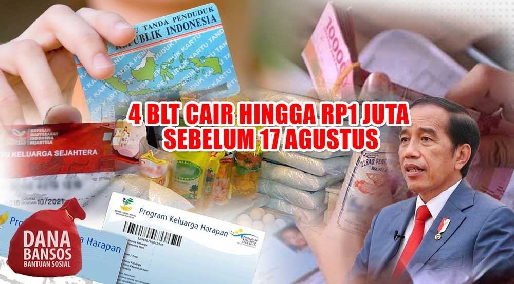 4 BLT Cair Hingga Rp1 Juta Sebelum 17 Agustus, KPM Harap Bersiap