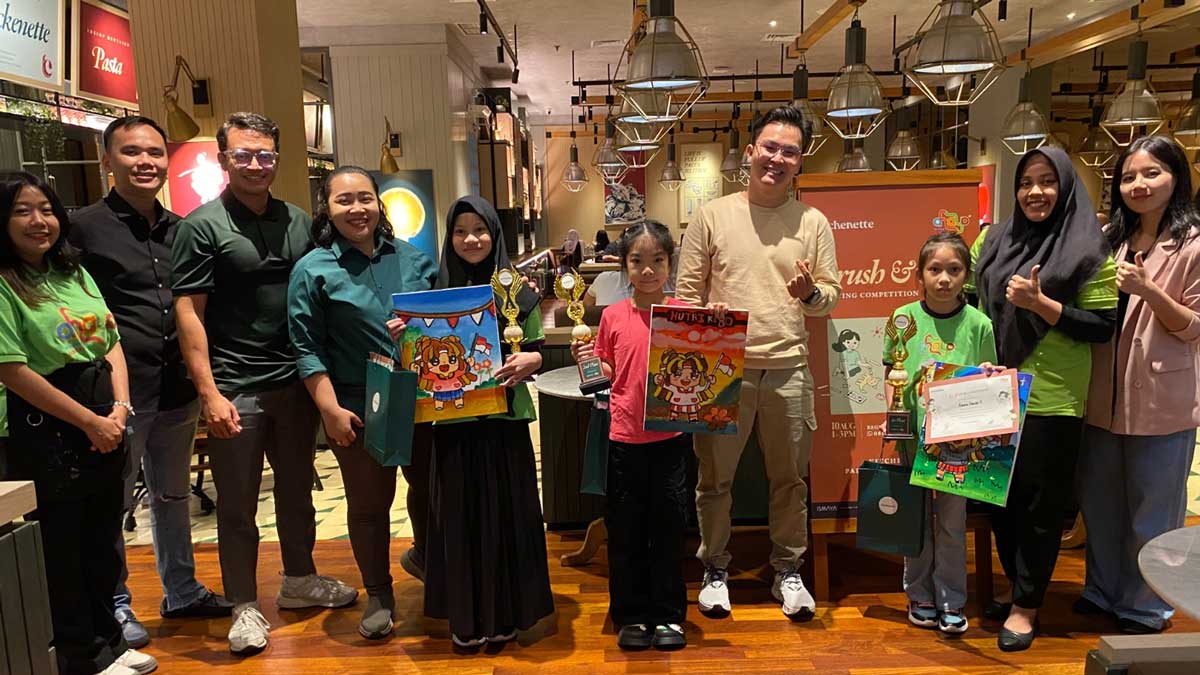 Kitchenette & Ohayo Wujudkan Cinta Tanah Air Anak Palembang Melalui Seni Lukis