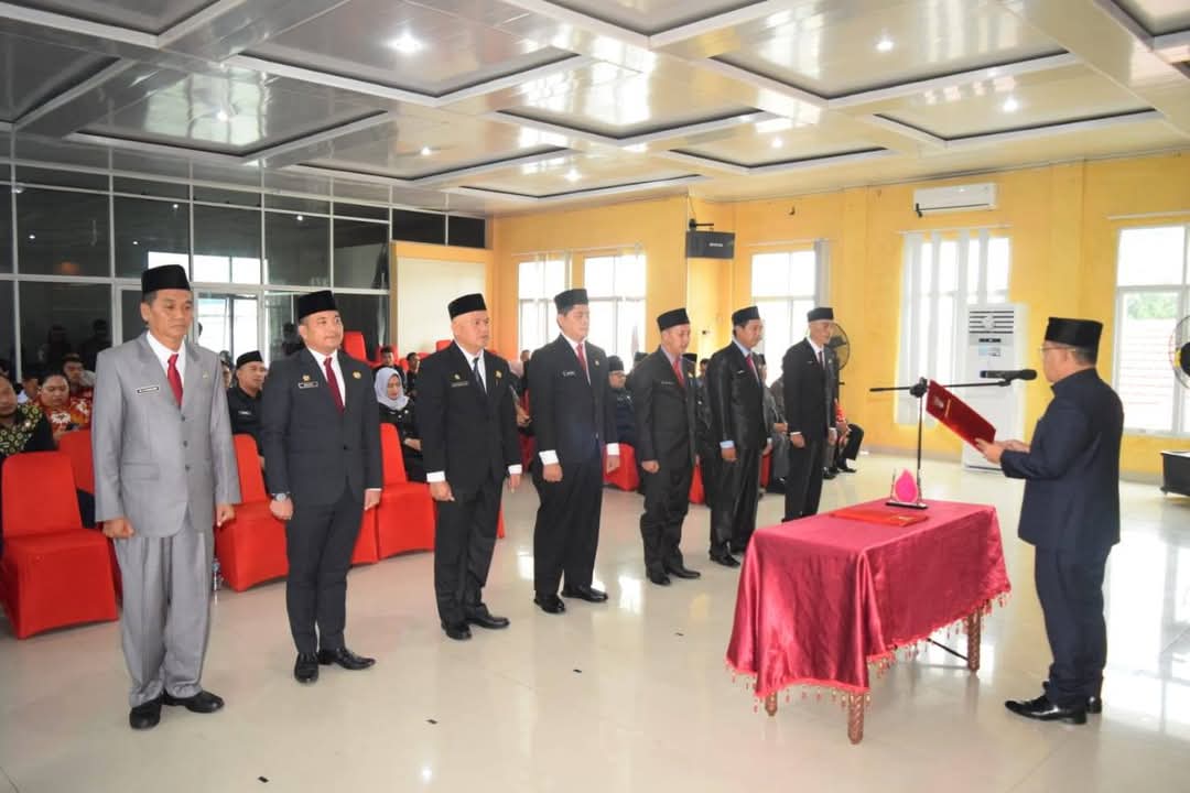 SIMAK! Ini Tujuh Pejabat Esselon II di Lingkungan Pemkab Muratara Dilantik