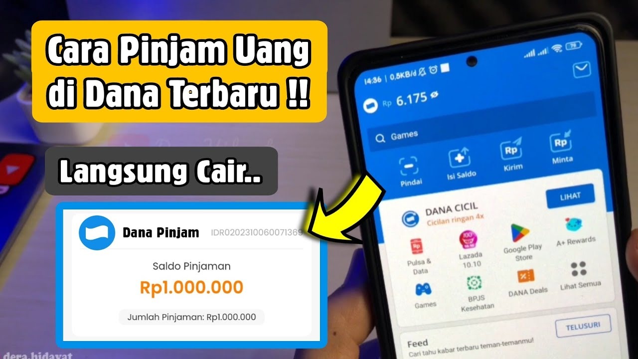 Fitur Tersembunyi Aplikasi DANA, Cuma Sekali Tap, Saldo Cair Ga Inget Waktu, Jalan Ninja Buat yang Lagi Bokek!