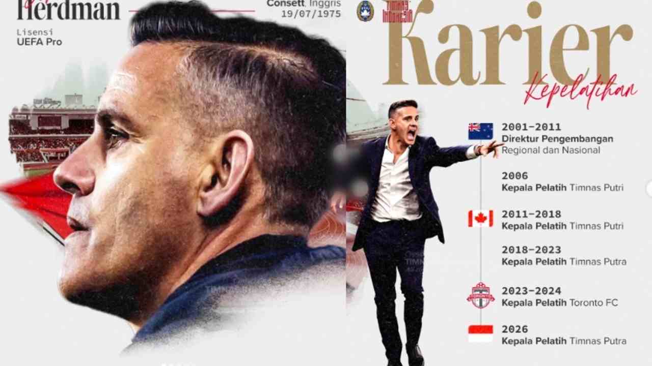 Catat Jamnya! John Herdman Diperkenalkan Besok, Bisa Ditonton Live di Kanal Ini