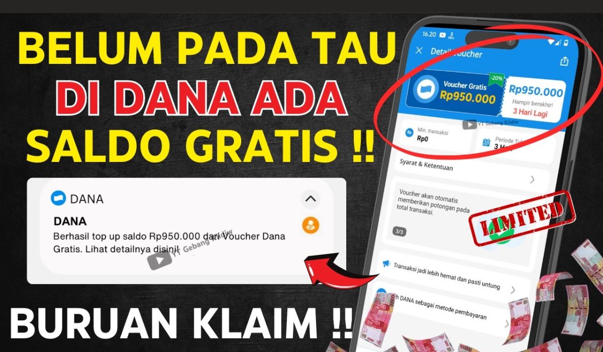 Spesial Hari Ini! Klik Link DANA Kaget Sekarang dan Dapatkan Saldo DANA Gratis Hingga Rp250.000