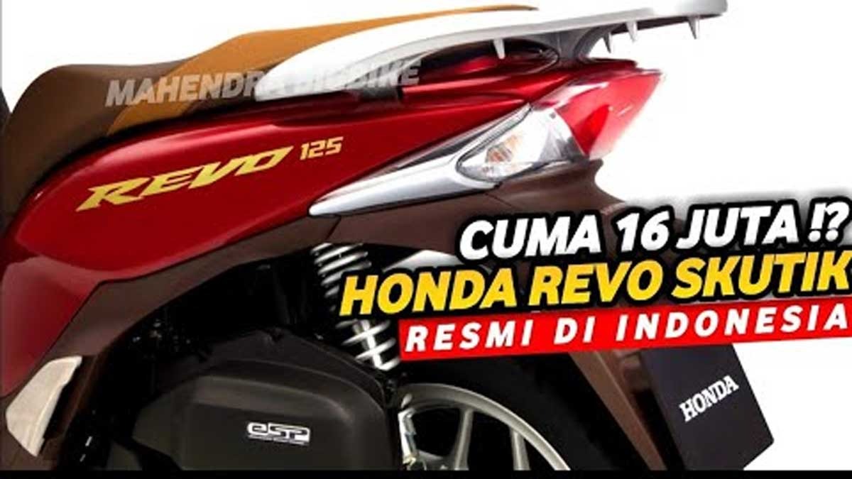 RILIS! Honda Revo Versi Matic, Desain Elegan dan Menawan, Cek Spesifikasinya