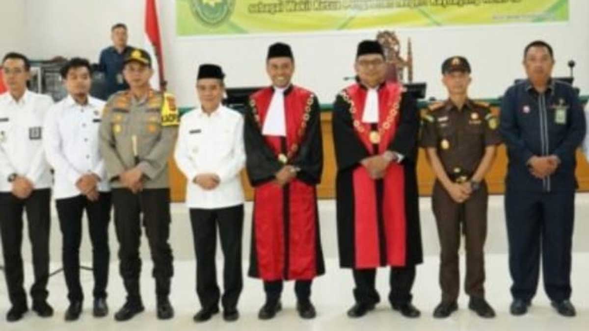 Wabup Ardani Hadiri Pelantikan Wakil PN Kayuagung