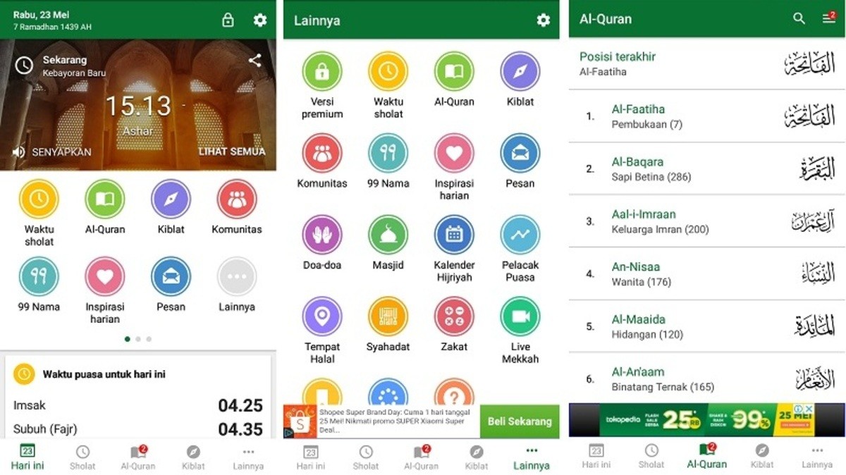 Muslim Pro, Aplikasi Asyik di Smartphone Selama Bulan Ramadan, Fiturnya Bantu Ibadah Puasa Makin Lancar 