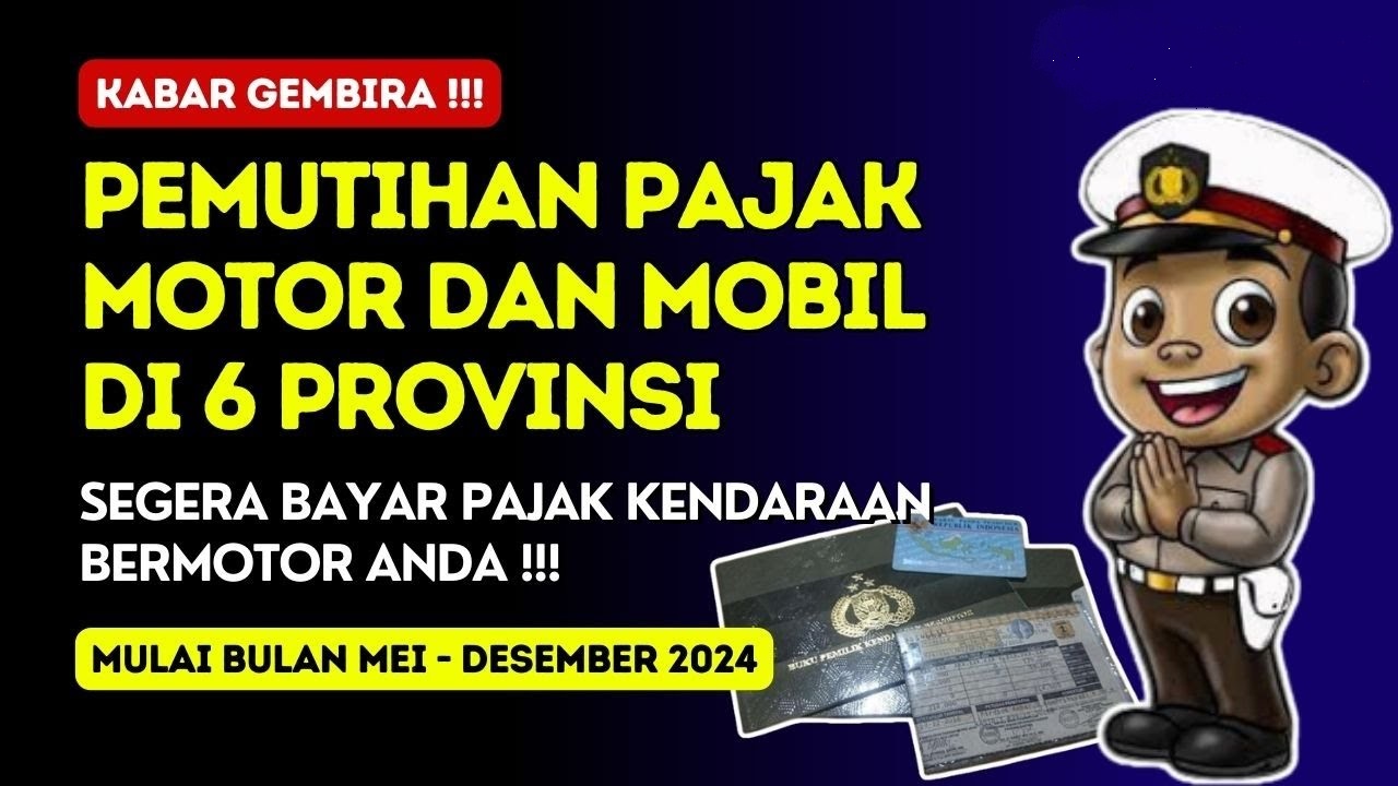 6 Provinsi Jalankan Program Pemutihan Pajak Kendaraan Motor dan Mobil, Sumatera Selatan Termasuk?
