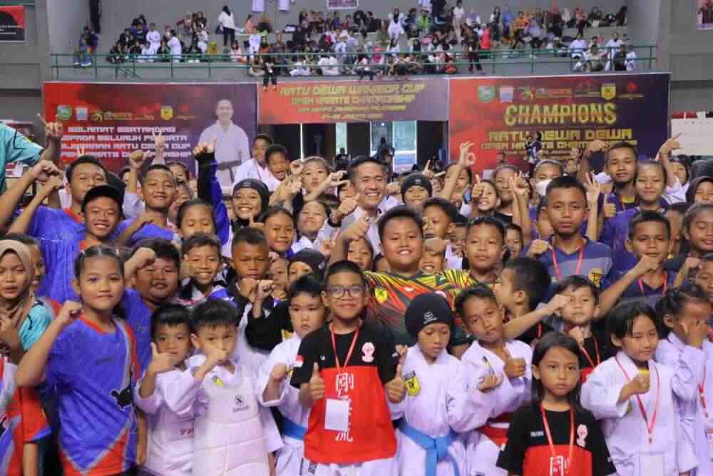 1.300 Karateka Sumbagsel Ramaikan ‘Ratu Dewa Warrior Cup Open Karate Championship’