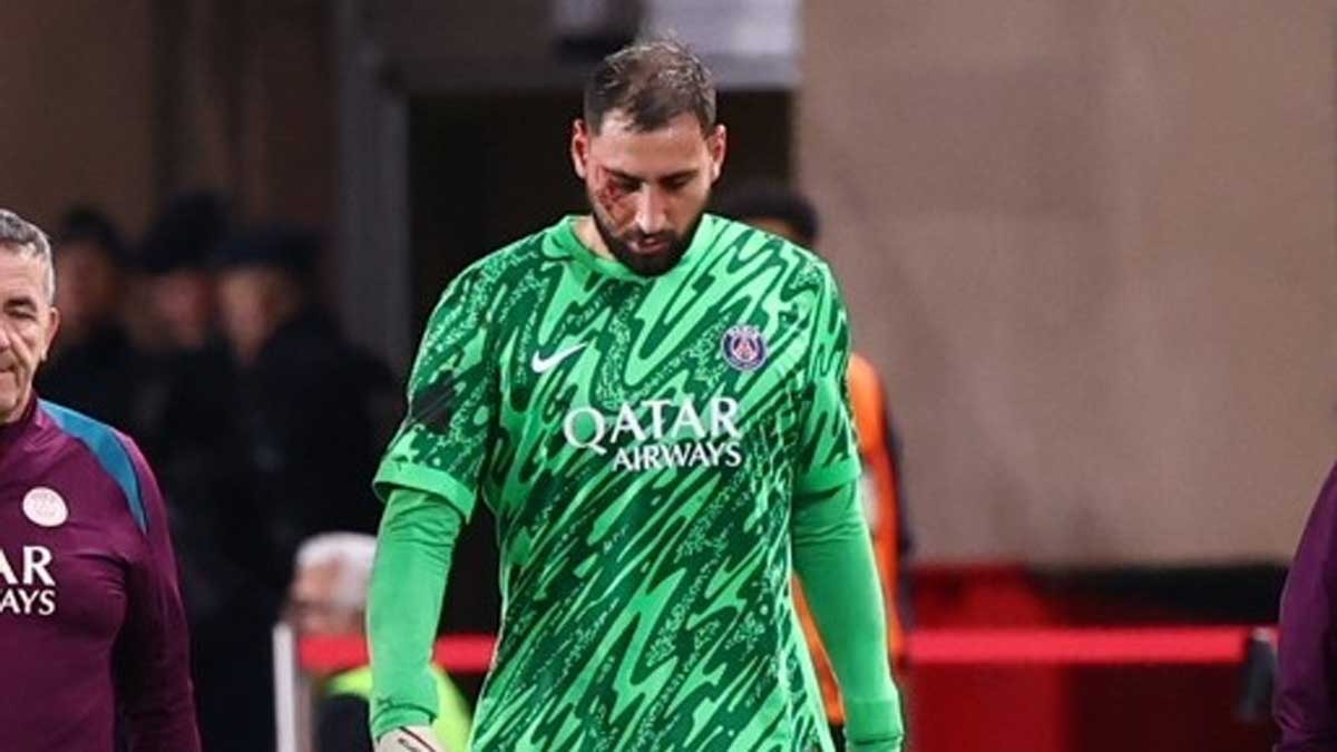 Wajah Kiper PSG Donnarumma Robek Diterjang Singo, Begini Reaksi Luis Enrique.