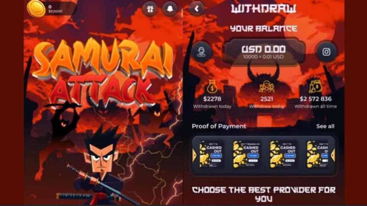 Game Seru, Cuan Nyata! Mainkan Aplikasi Samurai Attack, Dapatkan Saldo DANA dengan Mudah