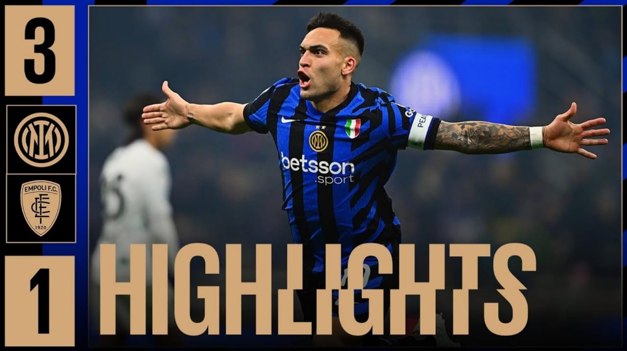 Simone Inzaghi absen, Inter meraih kemenangan 3-1 versus Empoli di Giuseppe Meazza