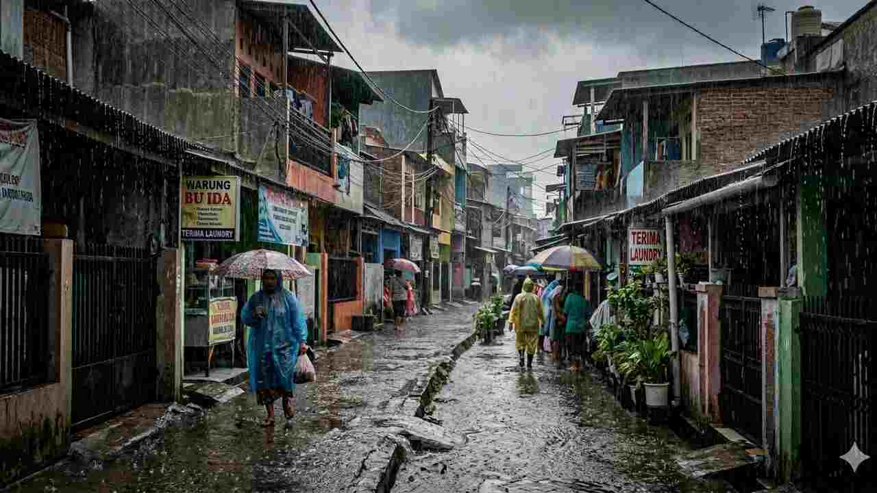 Update Cuaca Sumsel Hari Ini: Hujan Ringan Mendominasi, Empat Lawang dan Pagar Alam Waspada Petir