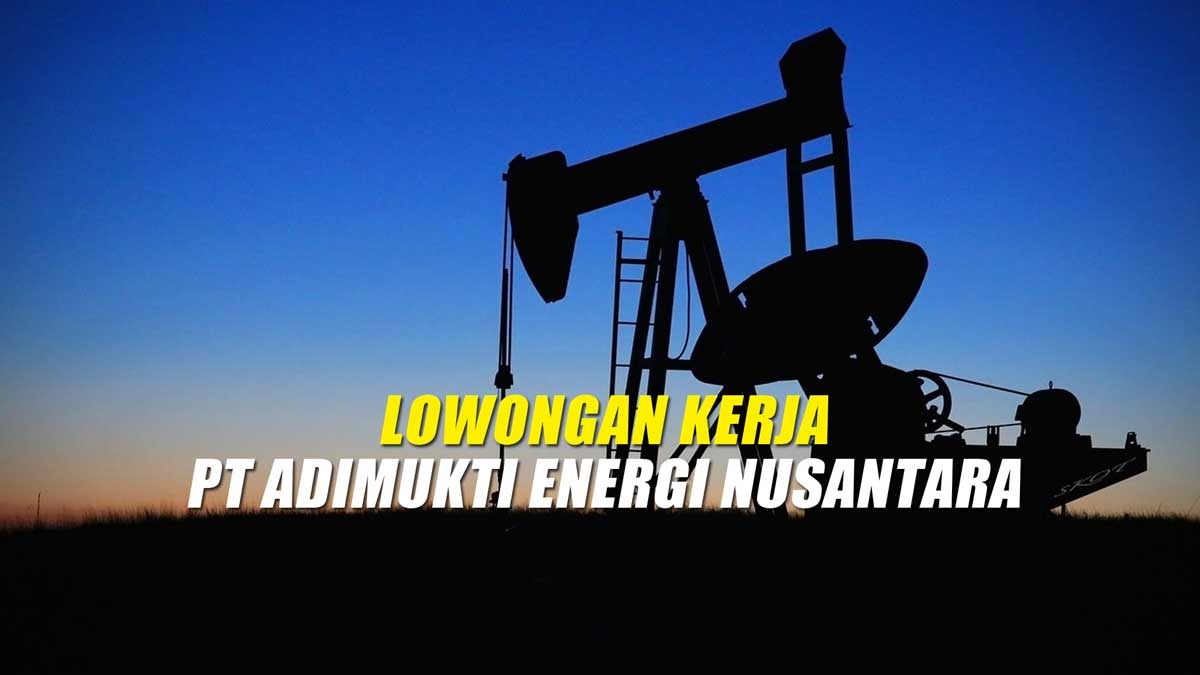 Dibuka 13 Posisi untuk Lulusan D3 S1, Cek Lowongan Kerja dari Industri Migas PT Adimukti Energi Nusantara