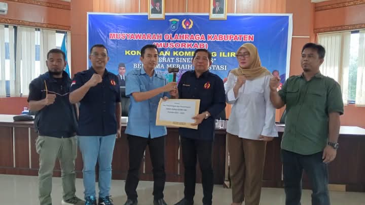 AKLAMASI! Agus Hasan Mekki Jabat Ketua Umum KONI OKI Periode 2025-2029