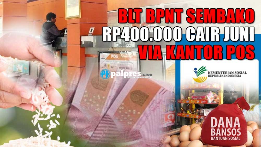 Emak-emak Happy! BLT BPNT Sembako Rp400.000 Cair Via Kantor Pos