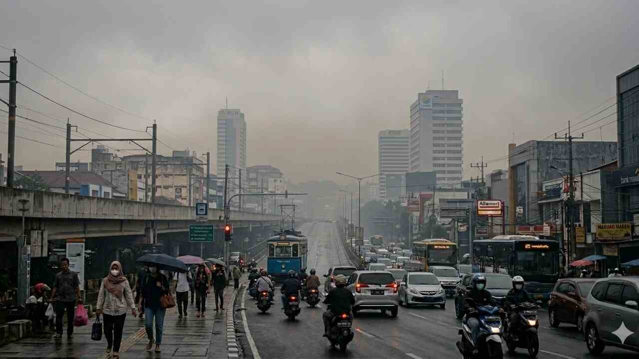 Prakiraan Cuaca Sumsel Hari Ini: Palembang Hujan Ringan, Mayoritas Wilayah Diselimuti Udara Kabur!