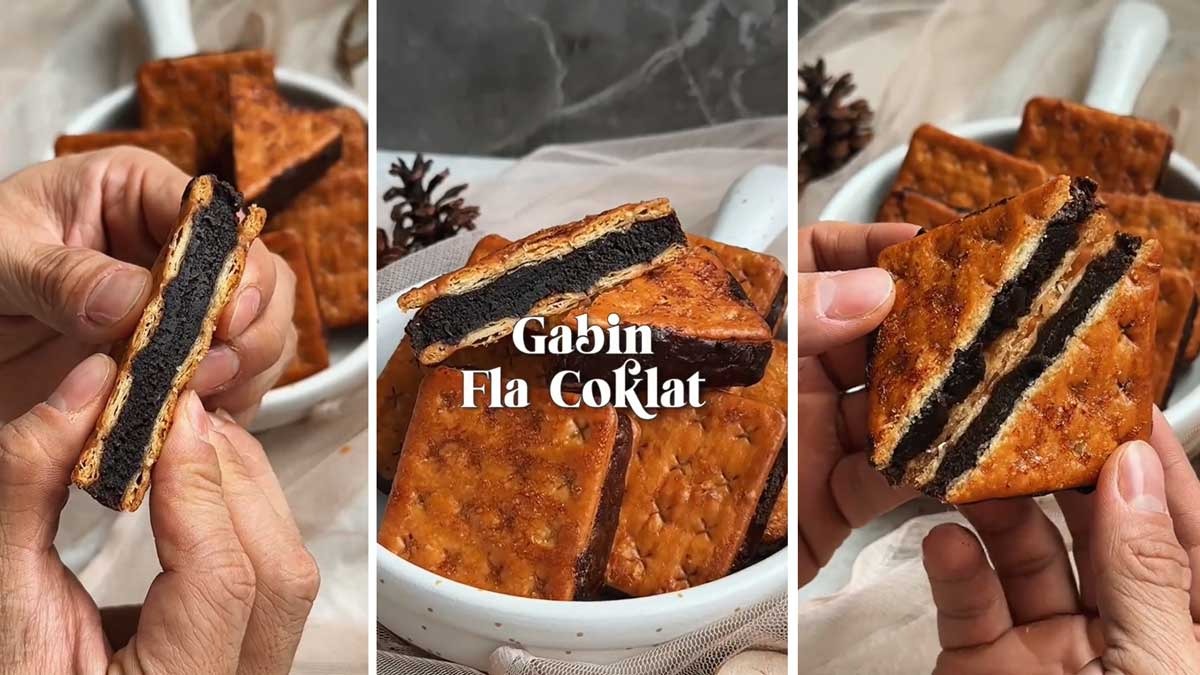 Cobain Resep Gabin Fla Coklat, Jajanan Jadul yang Viral