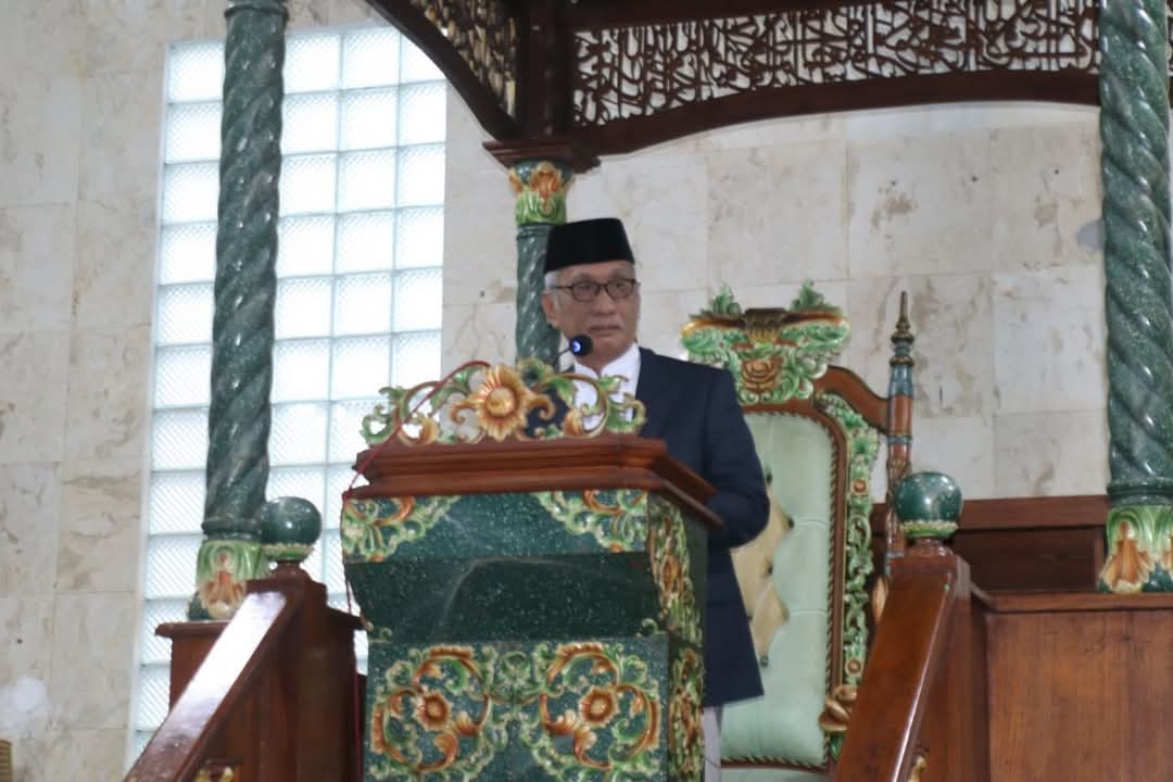 Wakil Wali Kota Lubuk Linggau Sholat Idul Adha di Masjid Agung As-Salam