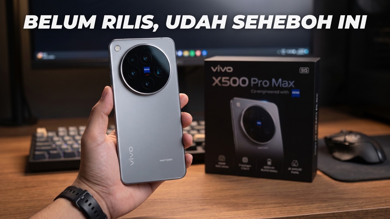 Bikin Flagship Lain Ketar-ketir! Inilah Kecanggihan Kamera Vivo X500 Pro Max