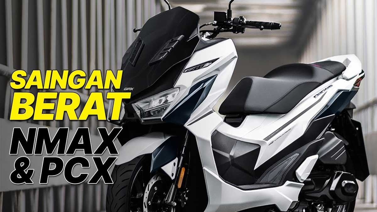 GPX Drone 150, Skutik Terbaru dari Suzuki, Saingan Yamaha NMax, Desain Garang Performa Unggul