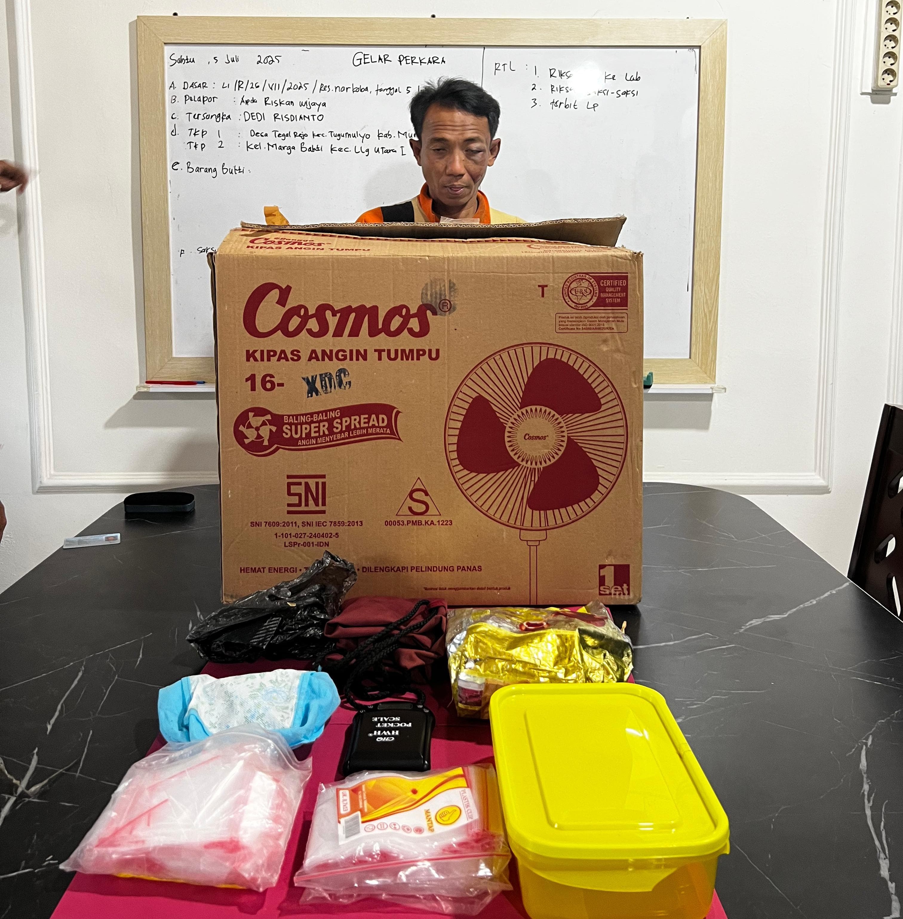 Satresnarkoba Polres Musi Rawas Kembali Ringkus Residivis Narkoba