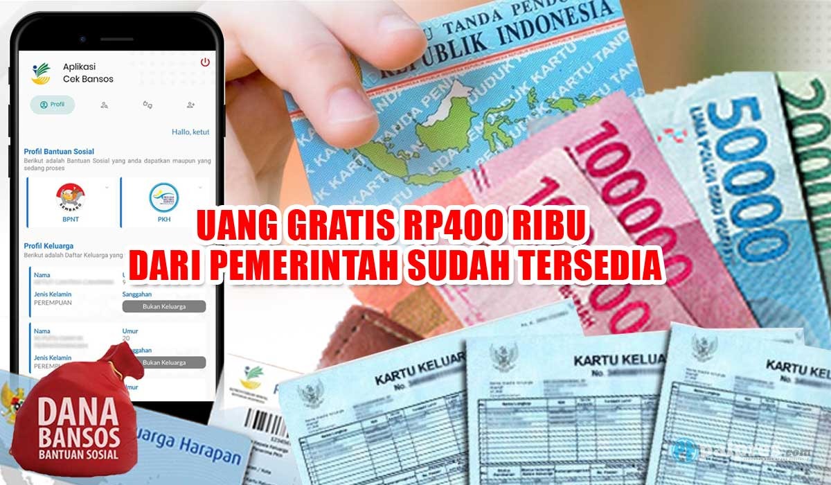Yuhuu! Uang Gratis Rp400 Ribu dari Pemerintah Sudah Tersedia, Gunakan KTP untuk Cek Nama Anda