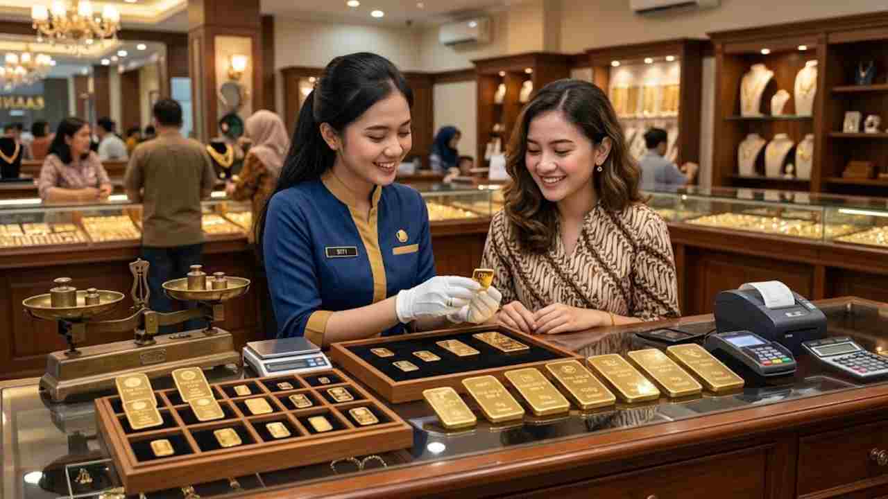 Harga Emas Pegadaian Hari Ini Kompak Turun, Antam 1 Gram Dibandrol Rp2.704.000