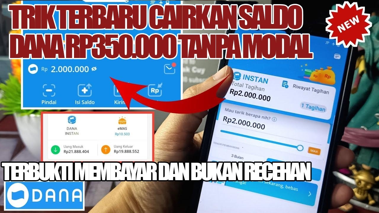 Trik Terbaru Cairkan Saldo DANA Rp350.000 Tanpa Modal, Terbukti Membayar dan Bukan Recehan 